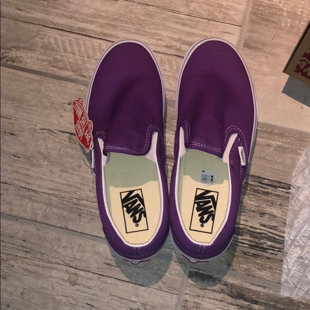 Purple Slip-On Vans